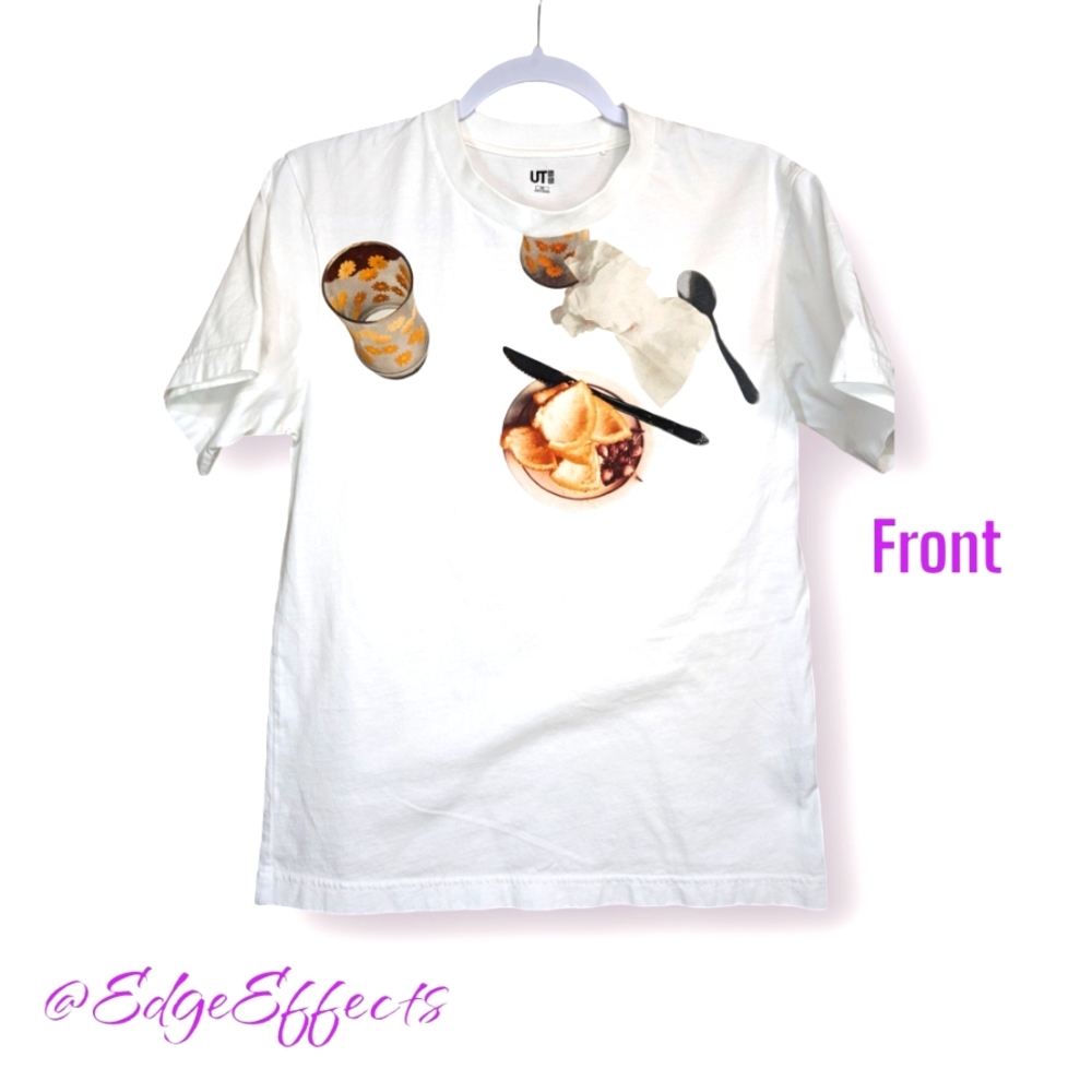 Fruits And Glasses Stephen Shore Mens Sprz Ny Graphic T-Shirt White XS MoMA 20th